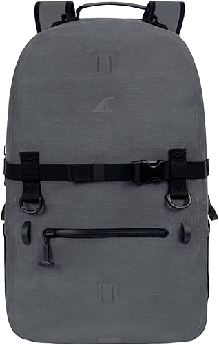 Breakwater Supply Mochila sumergible 100% impermeable, bolsa para laptop, cremalleras herméticas Viajes al aire libre Fogland 25L 20L 15L