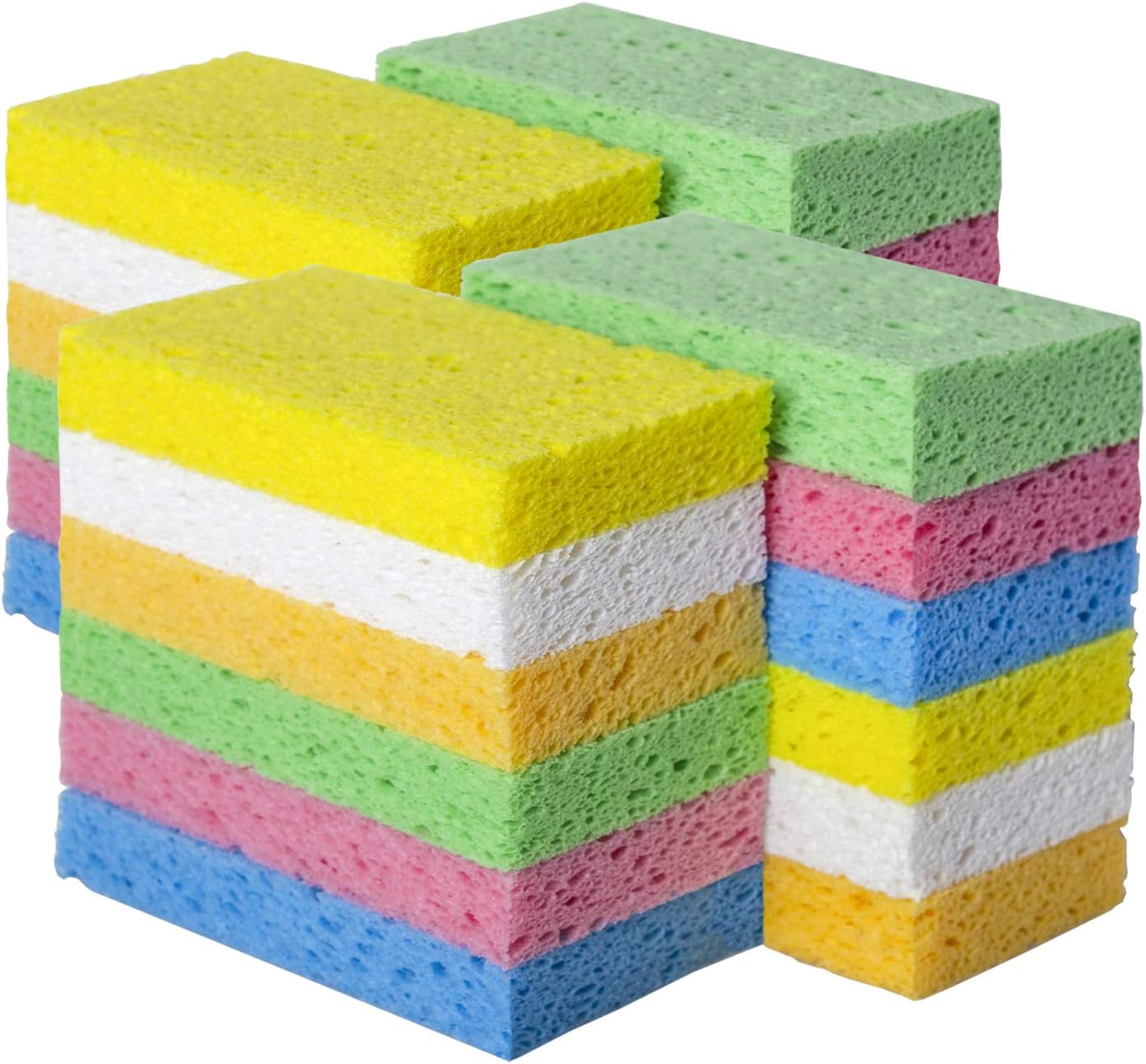 Sponges Kitchen Sponges for Dishes Compressed Cellulose