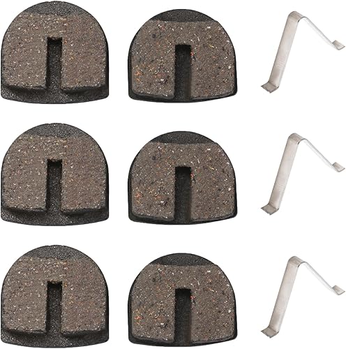 KAMIER Pastillas de freno delanteras y traseras redondeadas de repuesto para Razor MX650 MX500 SX500 Mcgrath Dirt Bike Electric 4 Wheeler ATV Dirt