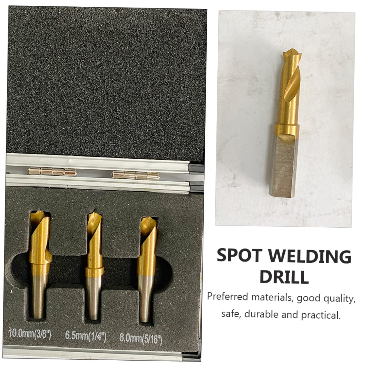 Generic Cobalt Drill Bit Set 6.5mm 8mm 10mm Spot Weld Remover Drill Bit for Steel