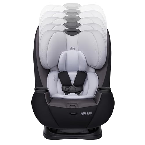 Miniatura 17 de Maxi-COSI Pria All-in-One Convertible Car Seat, Infant to Toddler Car Seat, Easy-Install Harness, Machine-Washable Cover, 5-100 lbs, Blackened Pearl