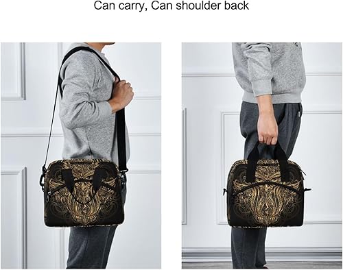 Miniatura 6 de Bolsa de almuerzo aislada con diseño de búho de mascota, bolsa de almuerzo reutilizable, bolsa enfriadora para mujeres y hombres, lonchera para