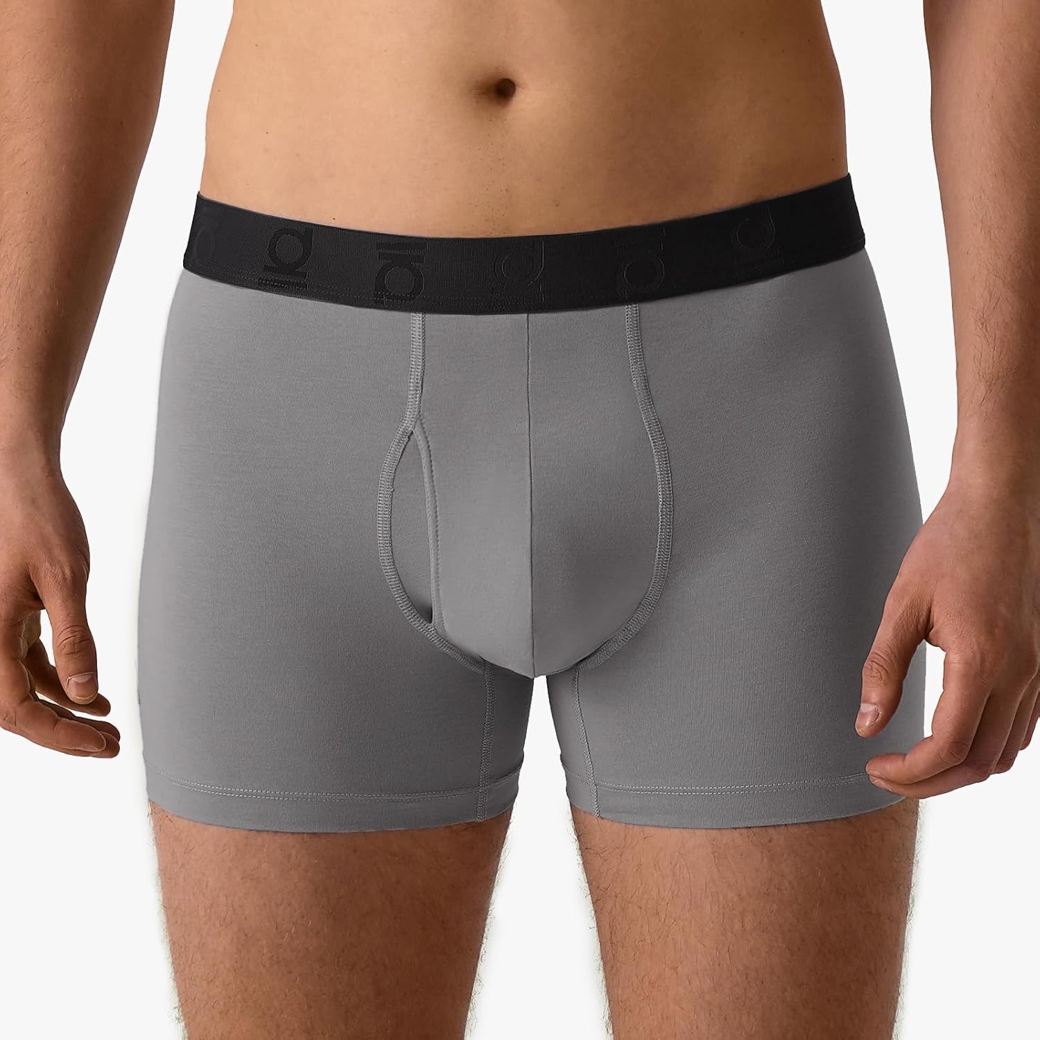 Men's Underwear Boxer Briefs 2 Pack, Soft Comfortable Cotton Underwear with ComfortFlex Waistband, Tag-Free, 3” - Image 2