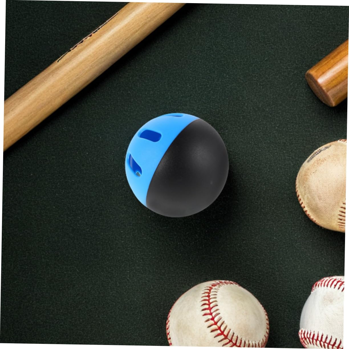 Kit De Baseball En Mousse INOOMP – 2 Battes Et 2 Balles – Débutants Indoor/outdoor