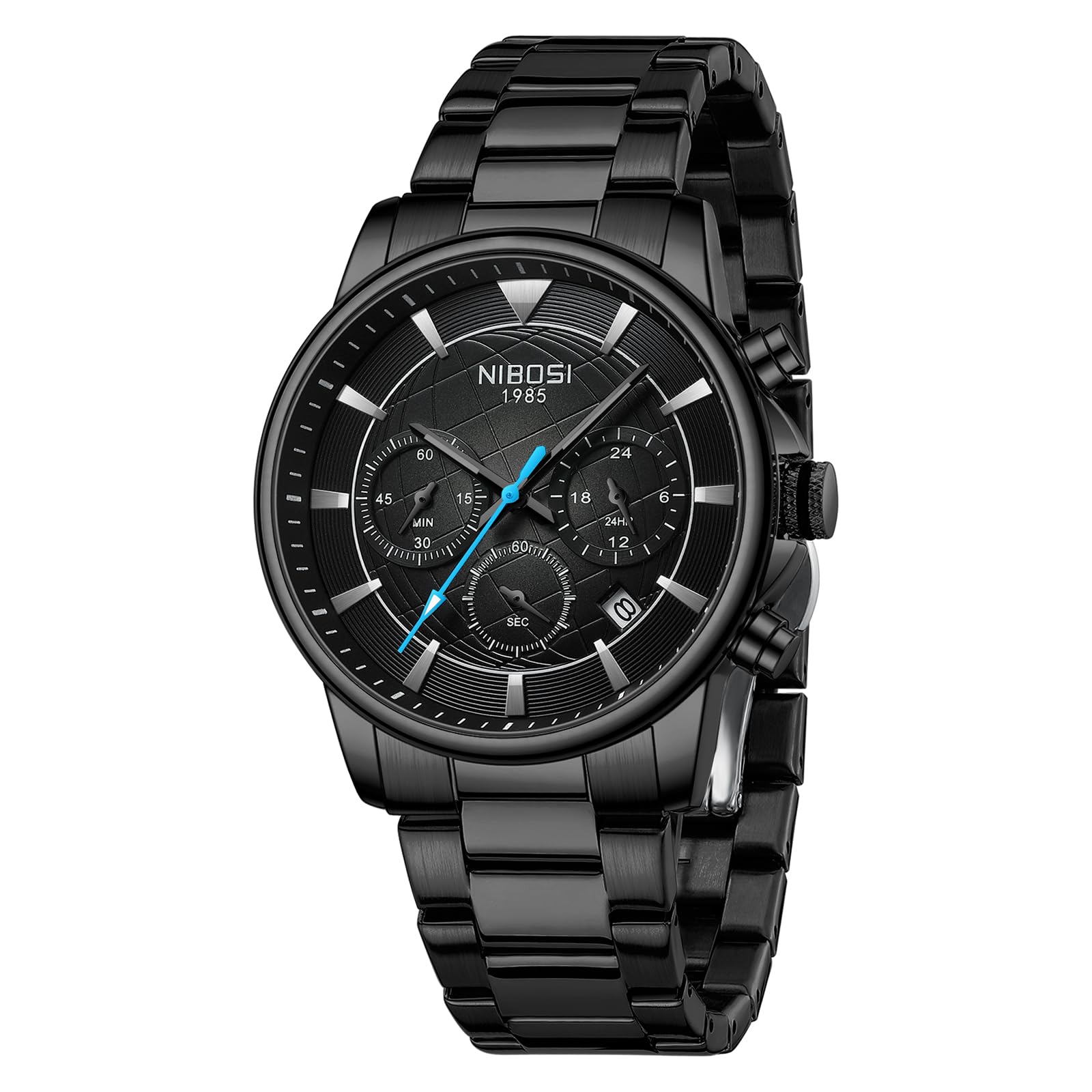 NIBOSI Men's Watches Analog Quartz Stainless Steel Watches Waterproof  Classic Designer Casual Fashion Wrist Watch with Luminous Watch for Men