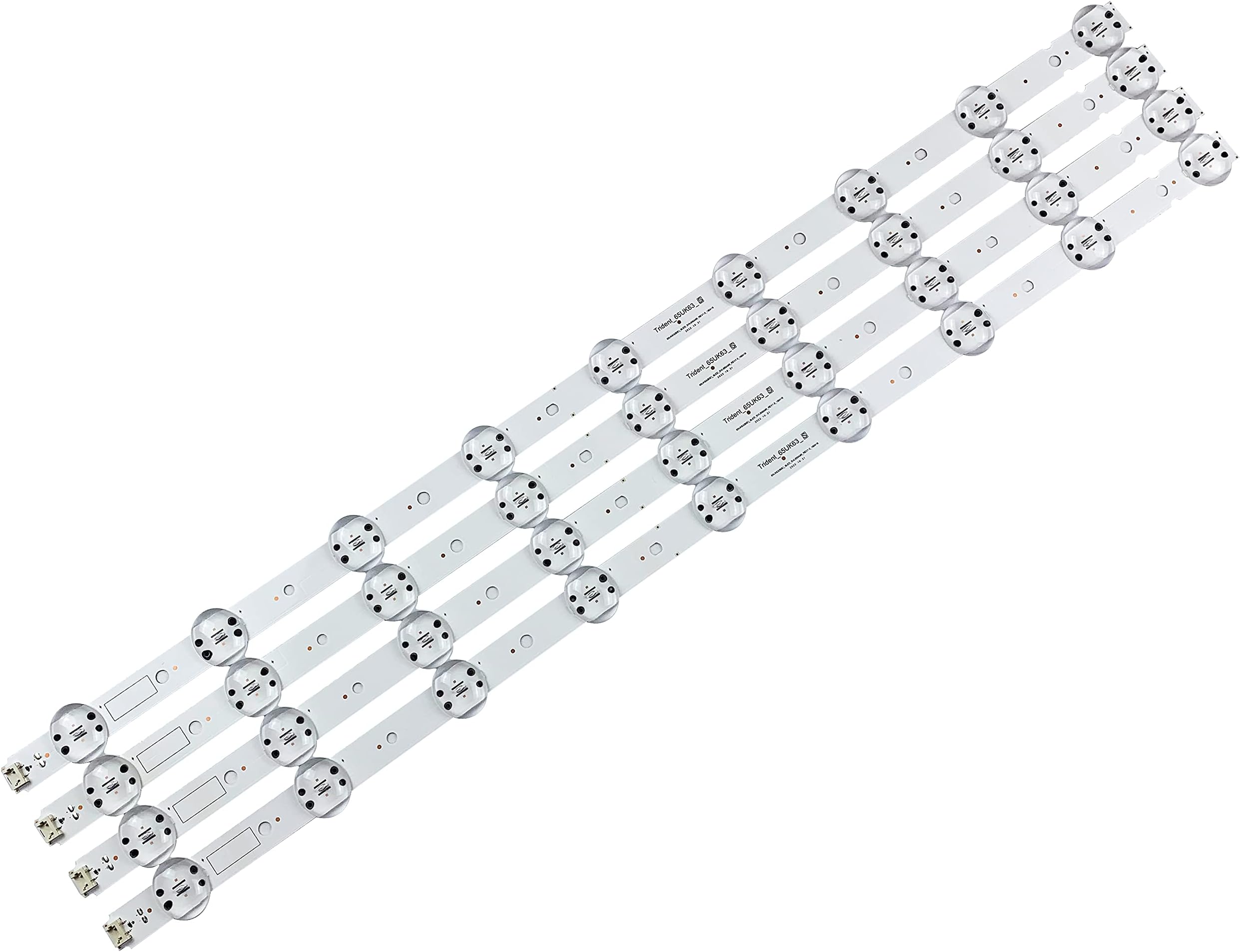 PANMILED 4 Pieces LED Backlight Strips for LG 65” TV 65UK63 65UK6300PUE 65UK6090PUA 65UK6500AUA 65UK6200PUA SSC_65UK63_9LED_SVL650A95