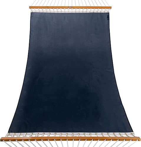 Miniatura 2 de Original Pawleys Island Large Way - Hamaca Sunbrella de secado rápido azul marino con cadenas de extensión gratis y ganchos para árboles, hecha a