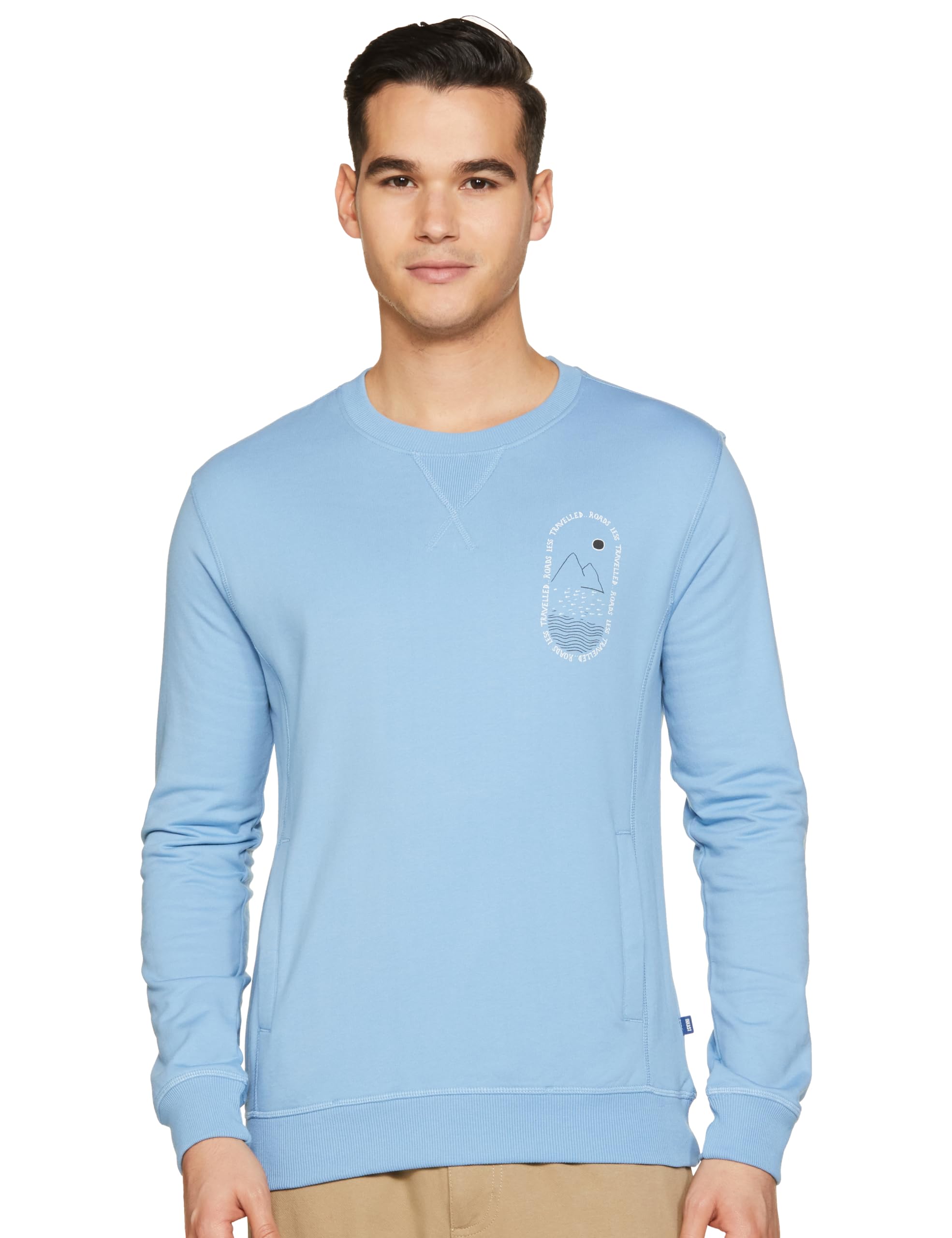 amazon brand - inkast Men's Cotton Blend Crew Neck Sweatshirt-picture-12