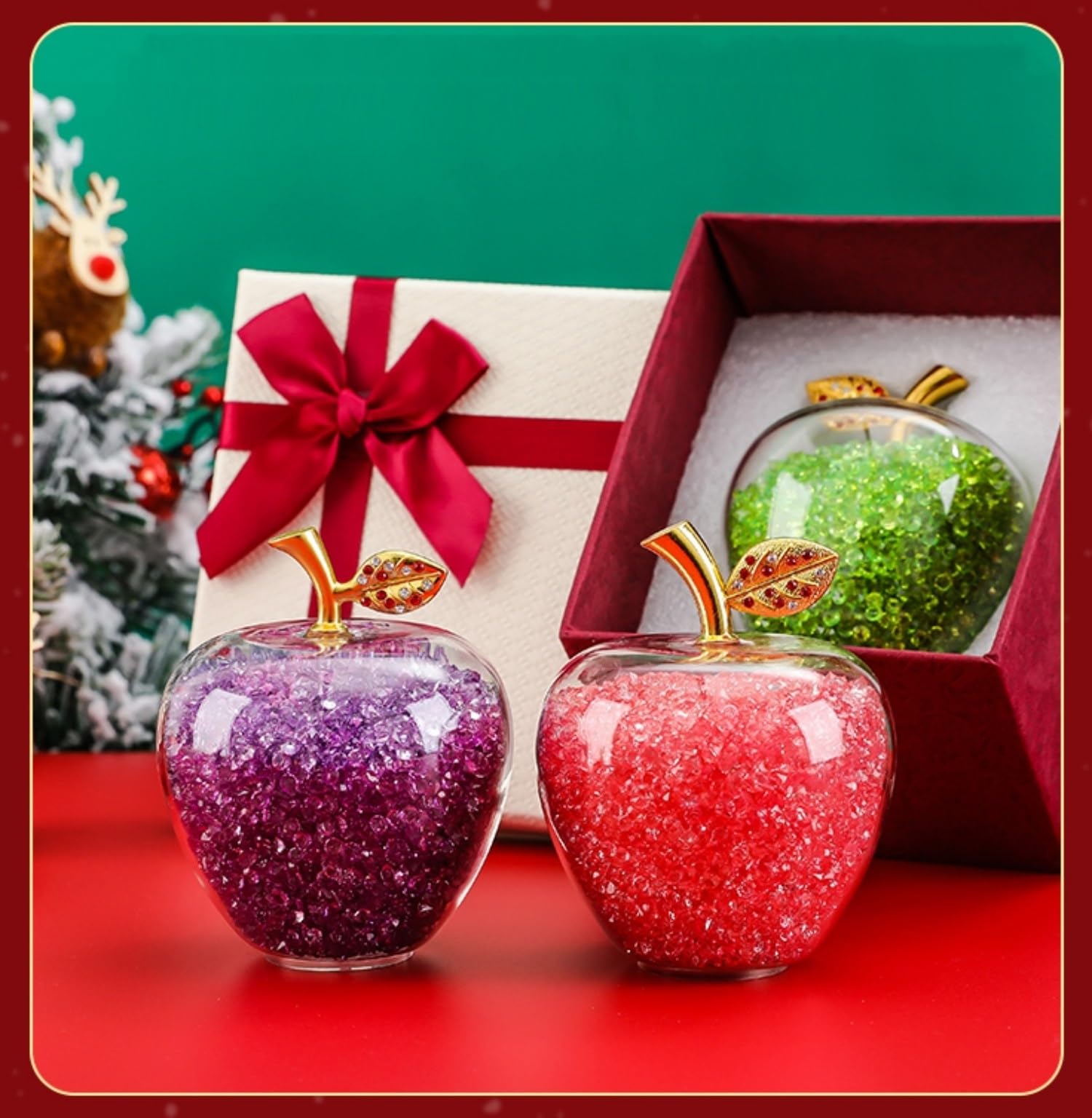 Amazon.co.jp: 運気アップ 風水 開運 幸運林檎 リンゴ インテリア