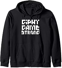 Giphy Game Strong Funny GIF T-Shirt Zip Hoodie