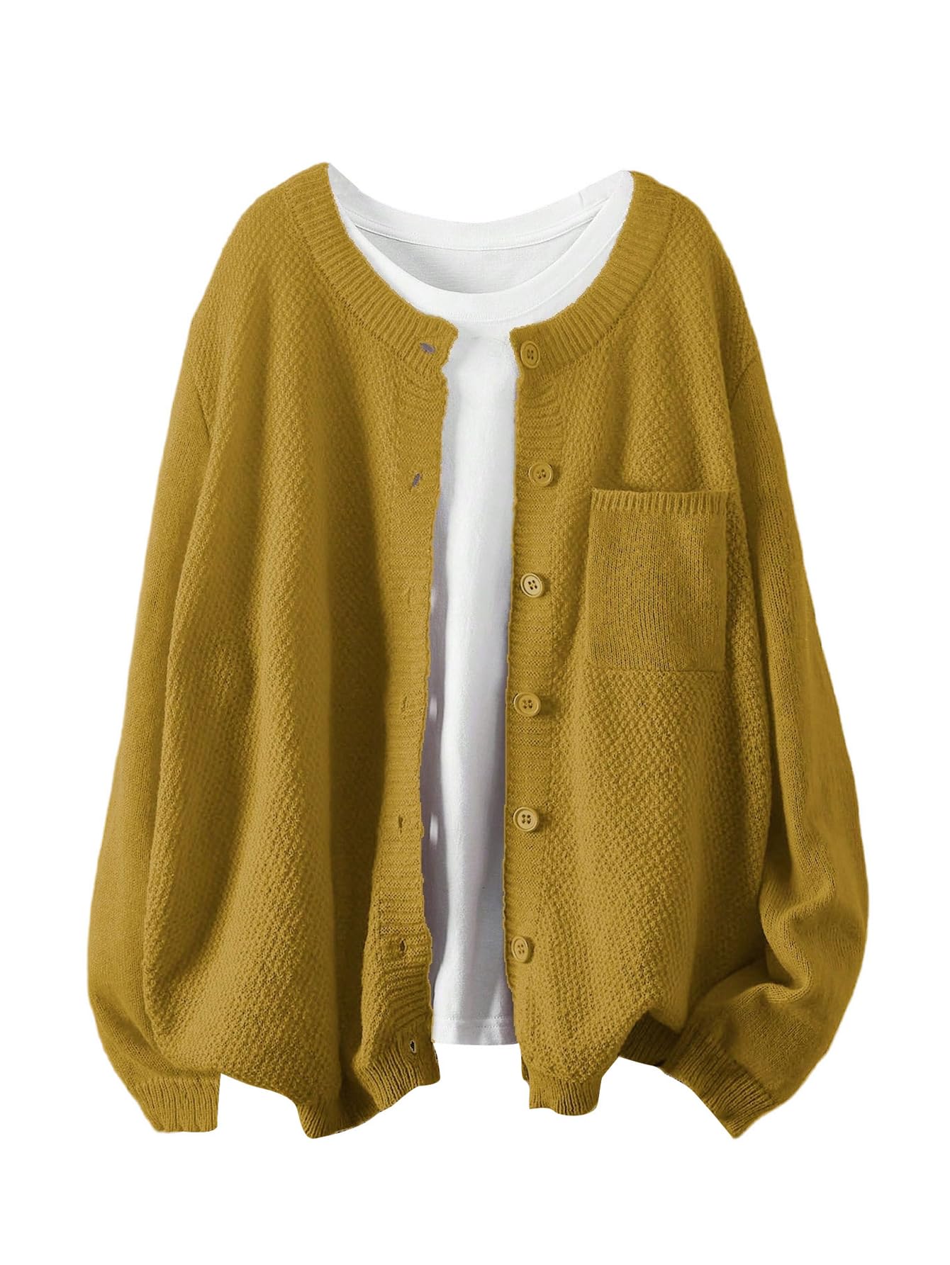 SOLY HUX Womens Cardigan Sweater Button Down Long Sleeve Lightweight Knit Tops Fall Clothes