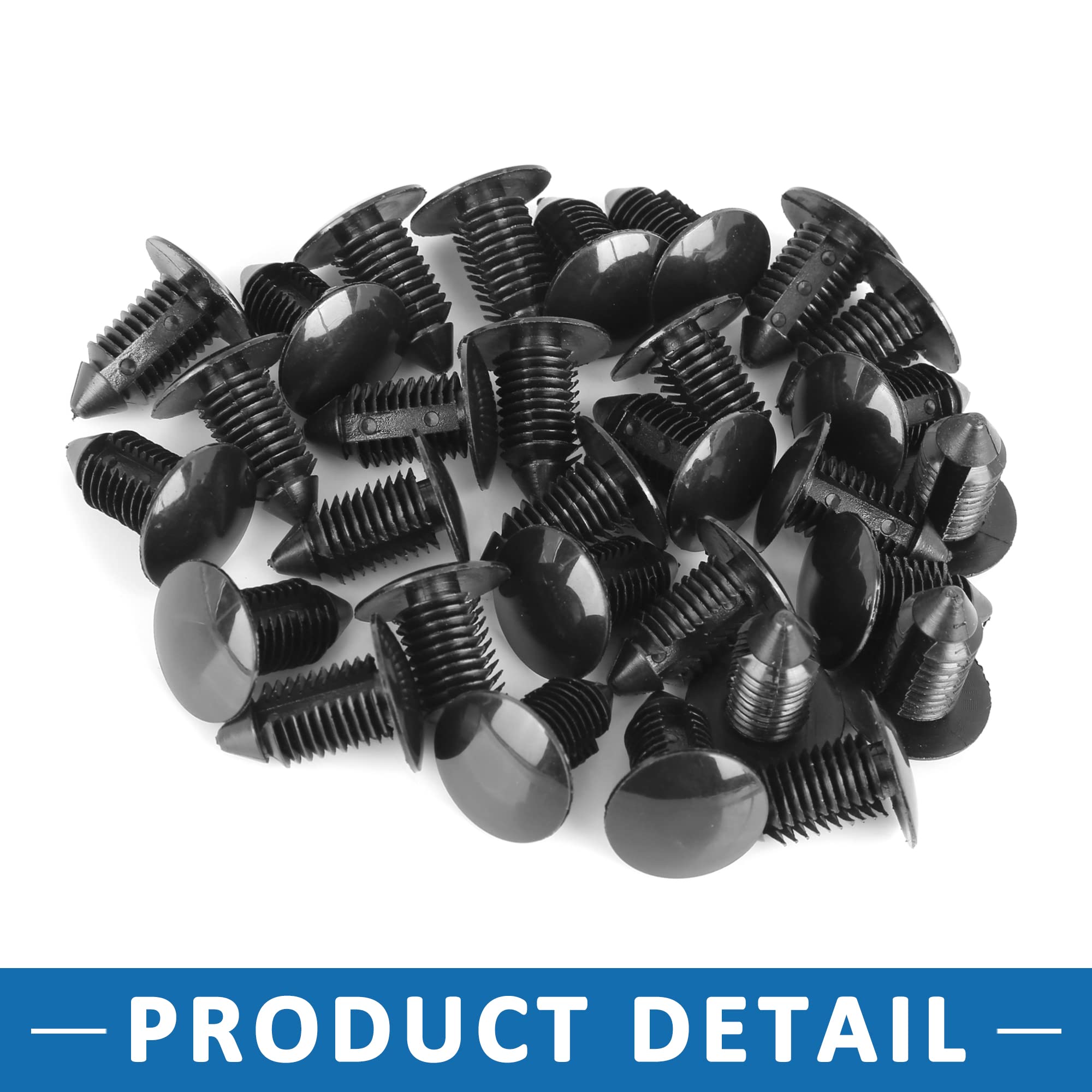 A ABSOPRO Bullone Rivetti Fissaggio Paraurti Paraurti Fermo per GM(Set di 30)