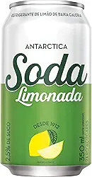 Soda Limonada Antarctica - Refrigerante, zero açúcar, Lata 350ML
