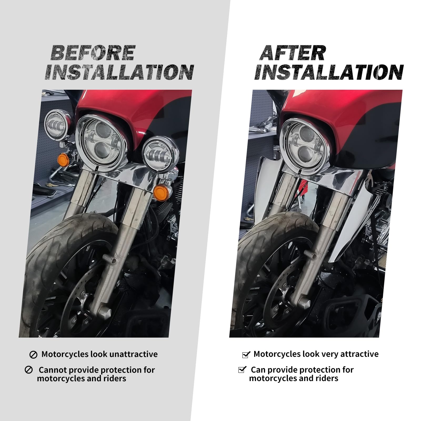 Amazon | HDBUBALUS フロント フォーク マウント ウインド