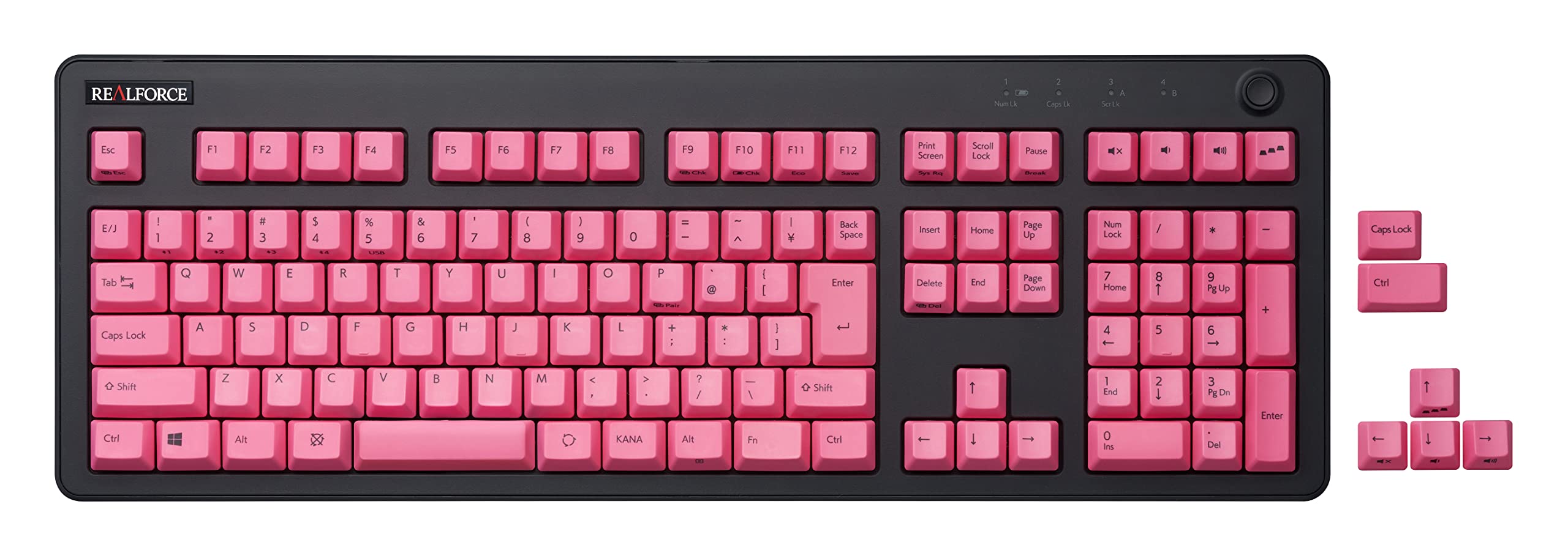 REALFORCE R3HC11 カラーキーキャップ付き 東プレ、「REALFORCE R3