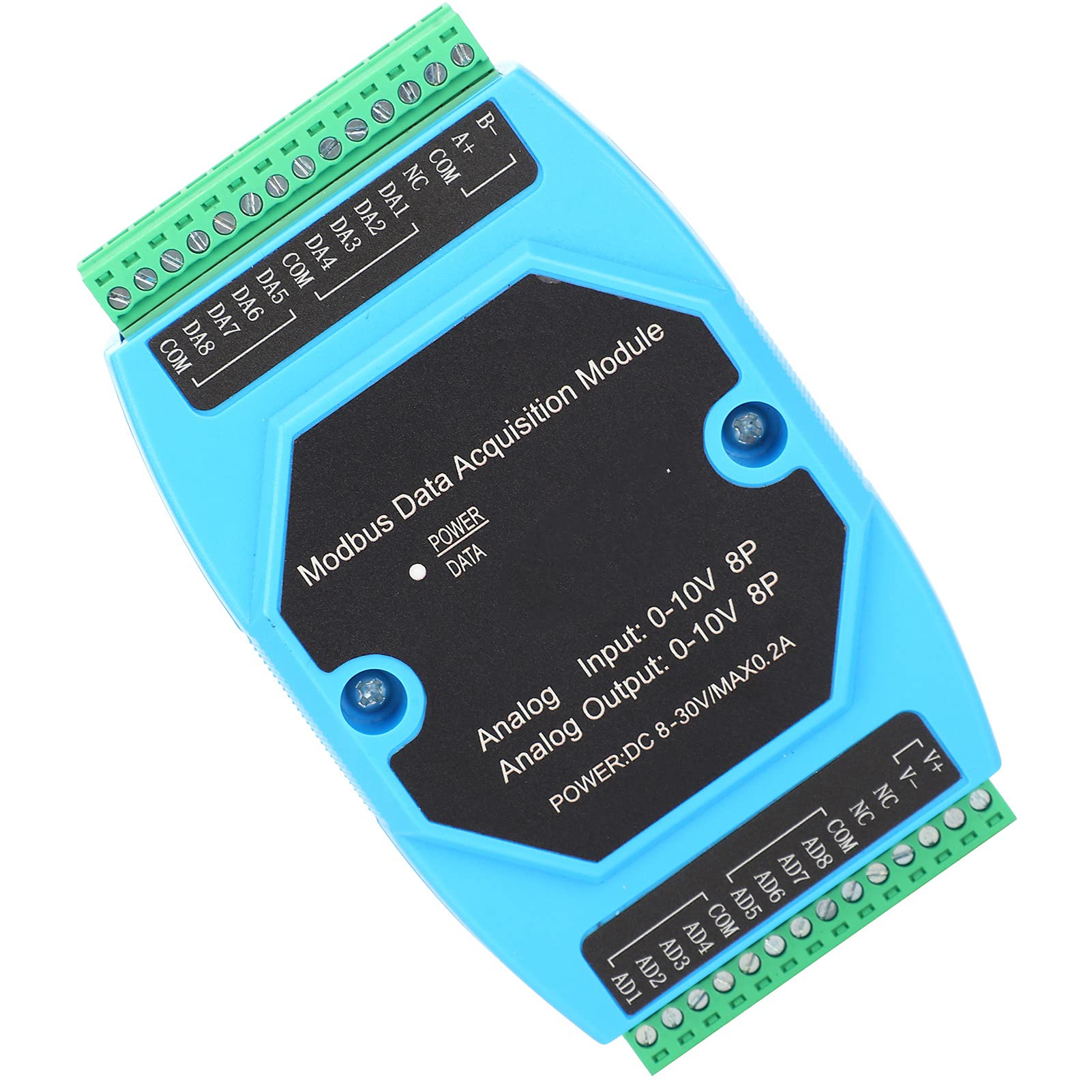 Fafeicy 8-Kanal 0-10V Analog-Datenlogger, Kabellose Fernprotokollierung