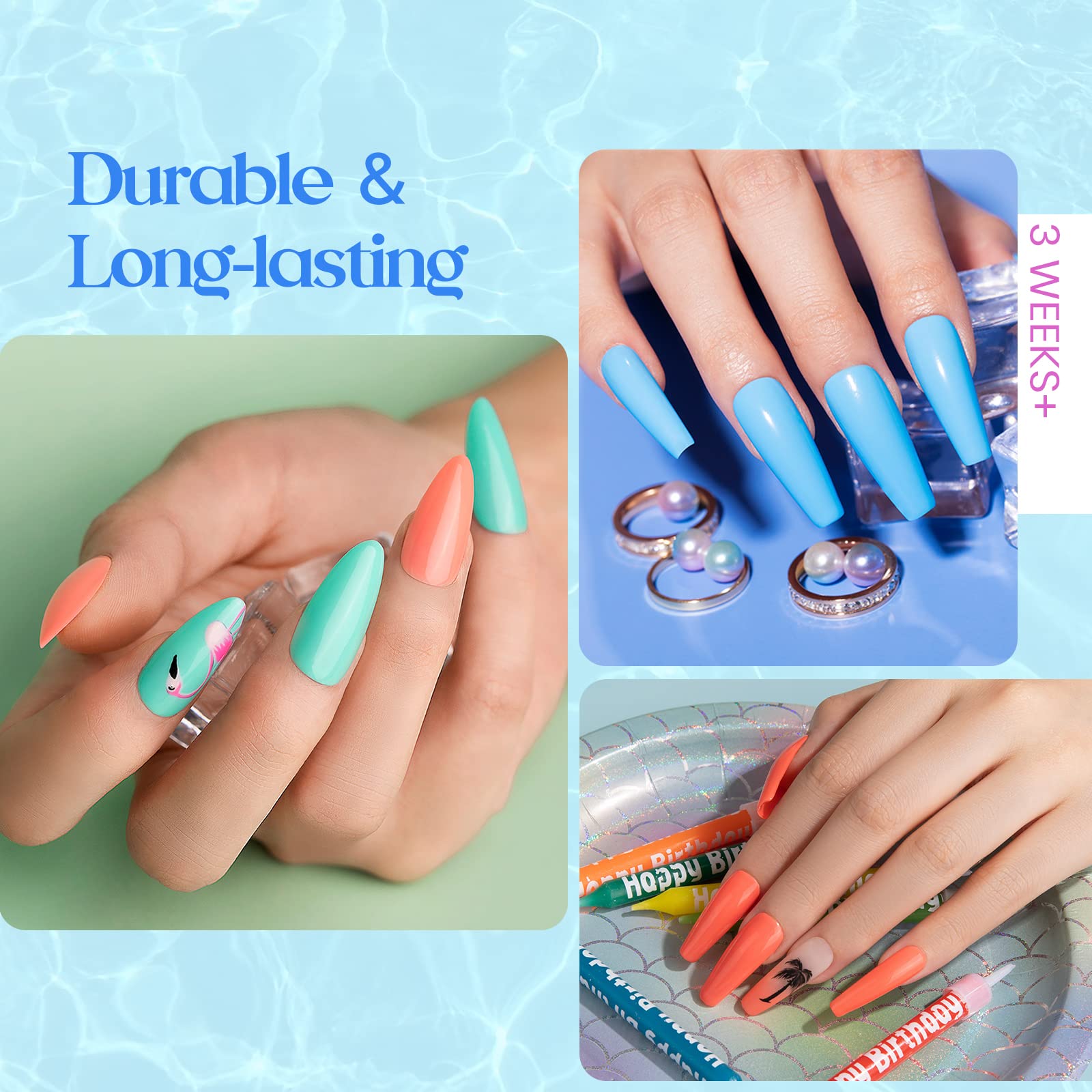 超爆安 限定価格beetles 6 Colors Dip Powder Nail Kit Starter Candy Cane Dipping Set Ericamoreira Com Br