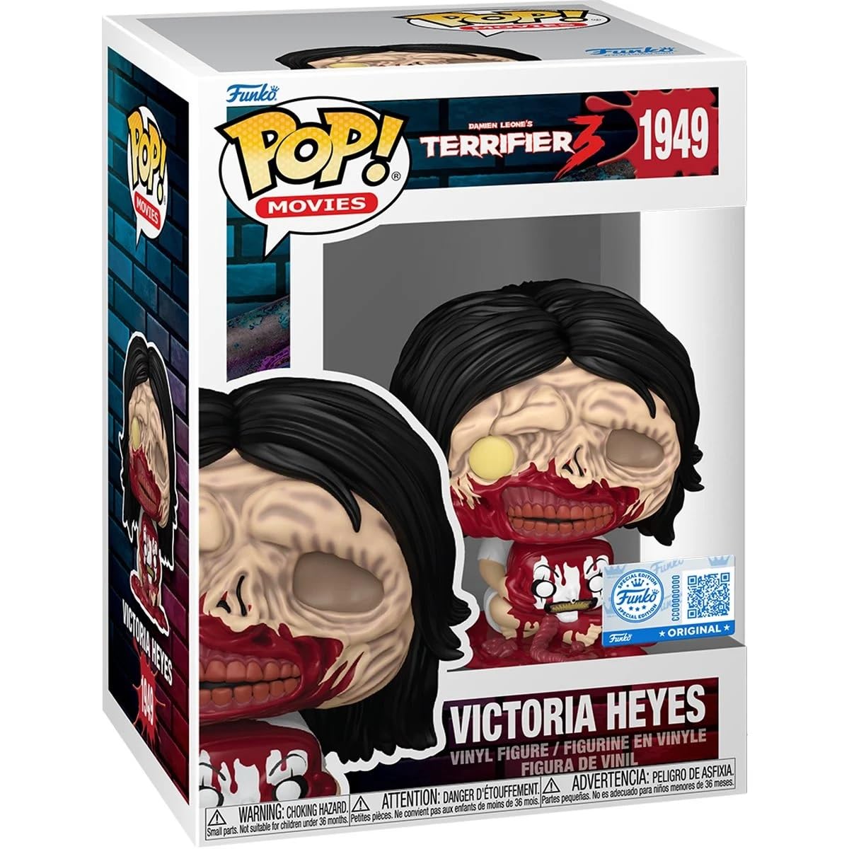 Funko Terrifier 3 Victoria Heyes Pop! Vinyl Figure #1949 - Entertainment Earth Exclusive