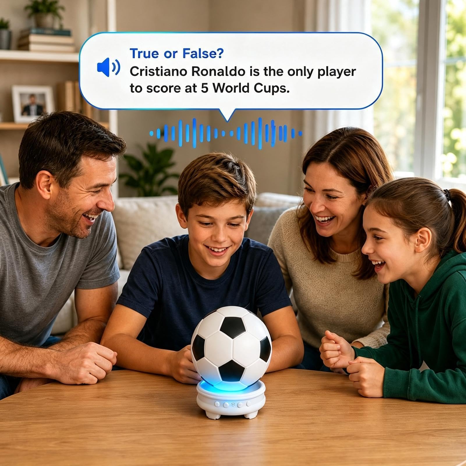 Diffusori Wireless Lampada Notturna a Forma di Pallone da Calcio per Feste | Diffusori Wireless Esterni per Casa Ufficio Bar del Pallone