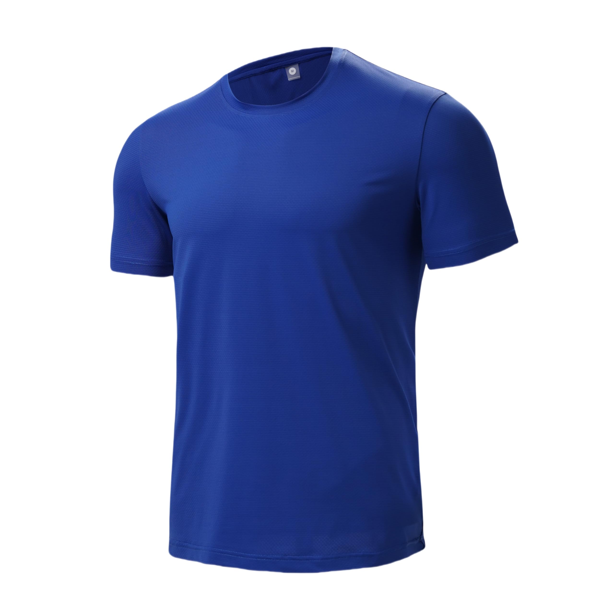 Mens Short Sleeve Quick Dry Moisture Wicking Active Crew Neck T Shirt - Athletic Running Gym Workout Tee