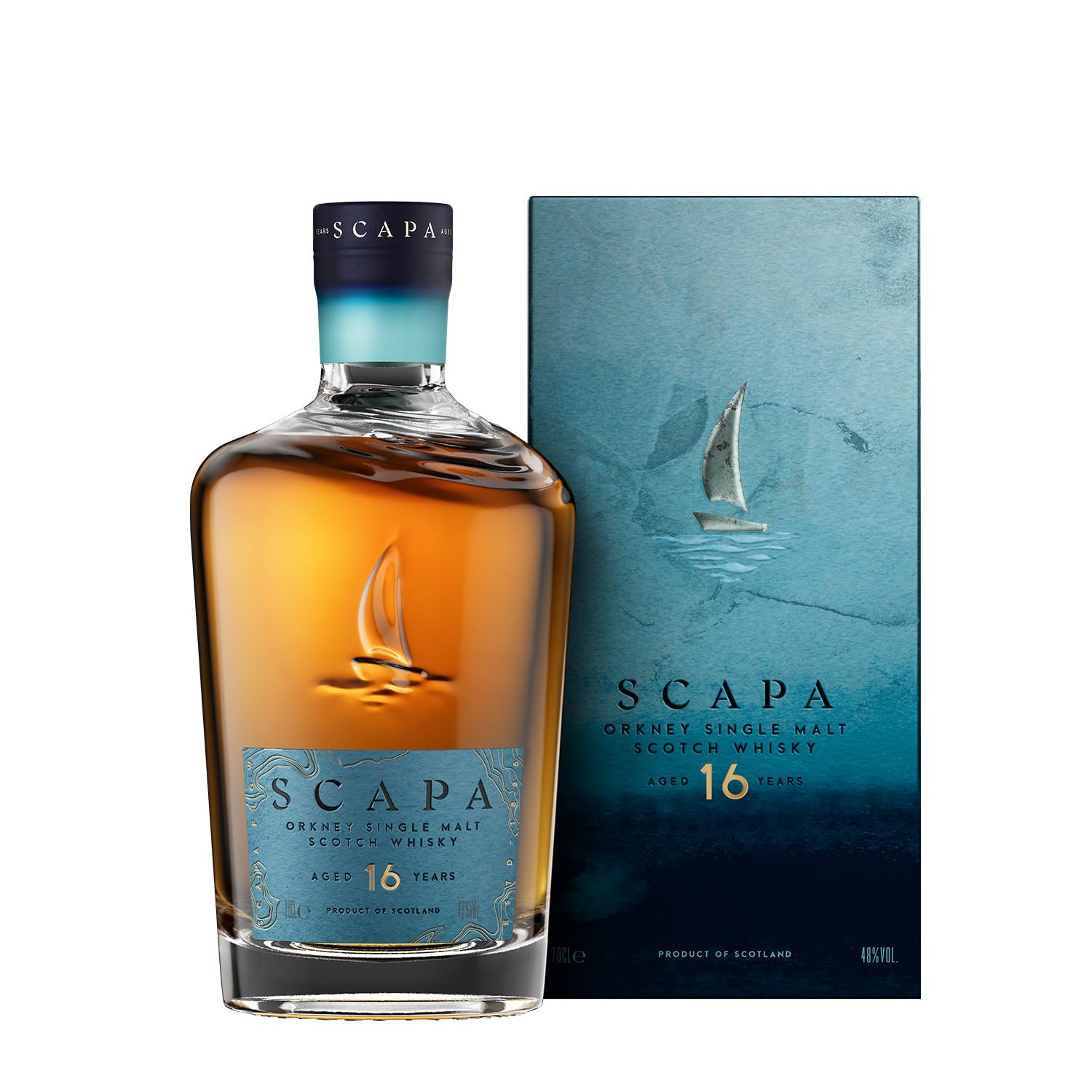Scapa 16 Year Old Orkney Single Malt Scotch Whisky, 48% ABV, 70cl