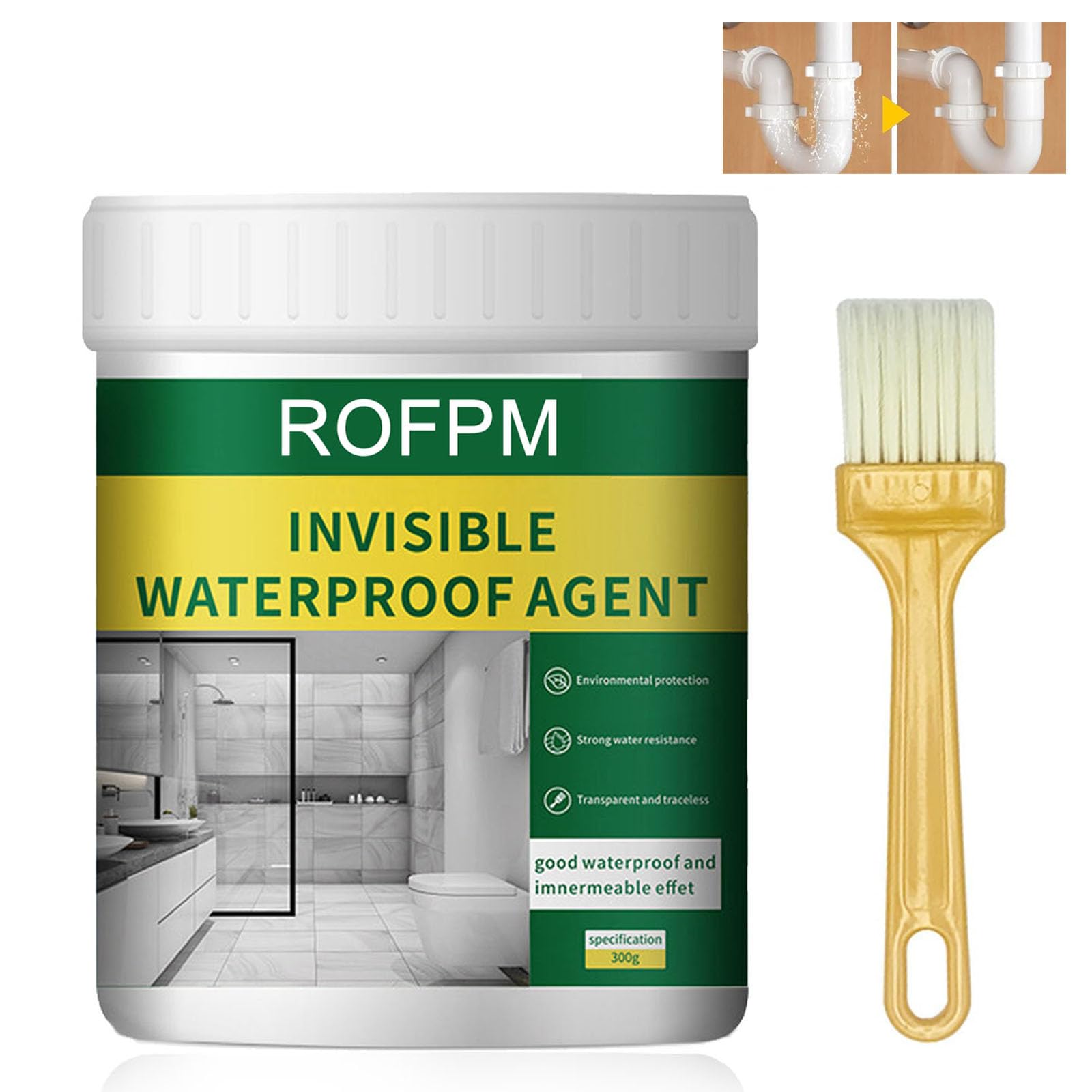 Wasserdichtes Dichtmittel Für Die Toilette, 30/100/300 G