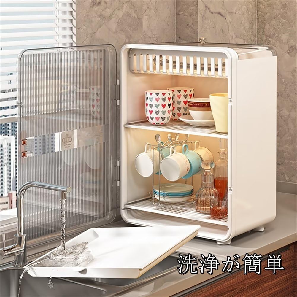 収納棚 Amazon｜Kwueiit コップ 収納 卓上 カップラック 卓上食器棚 ミニ