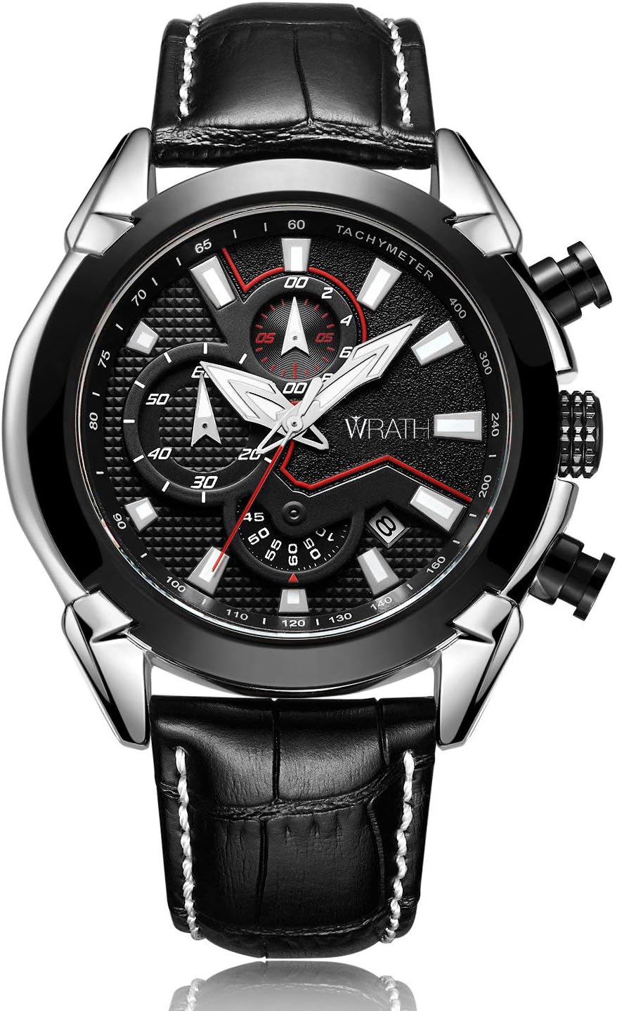 Wrath Chronograph Black Dial Men's Watch