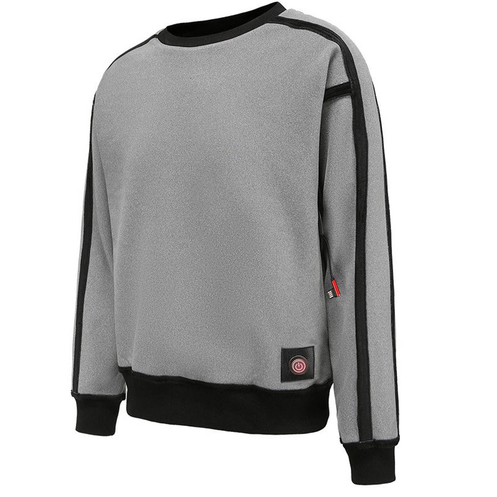 NUSGEAR Jersey Calefactable, 2024 Sudaderas Camiseta gruesa Calentador para Hombre Mujer Termico Lavable Jersey Camping Senderismo Esquí Pesca Moto al Aire Libre