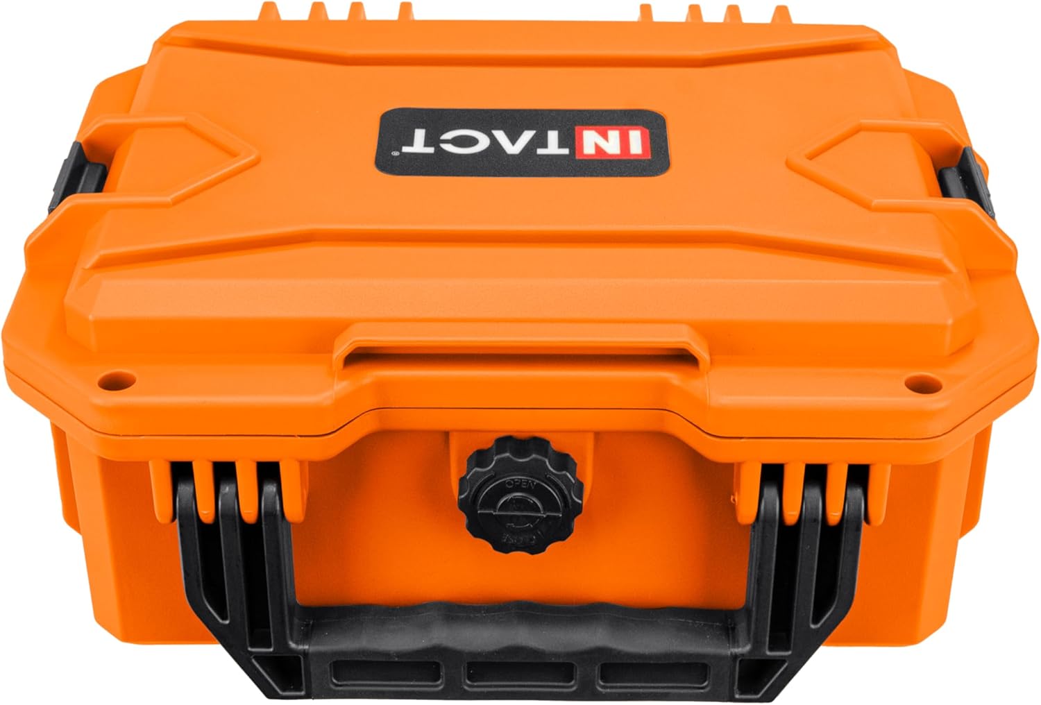 Eylar 11.8" Intact Series Compact Hard Camera Case, Lightweight and Durable Stacker Design with Foam (Orange) - Image 3