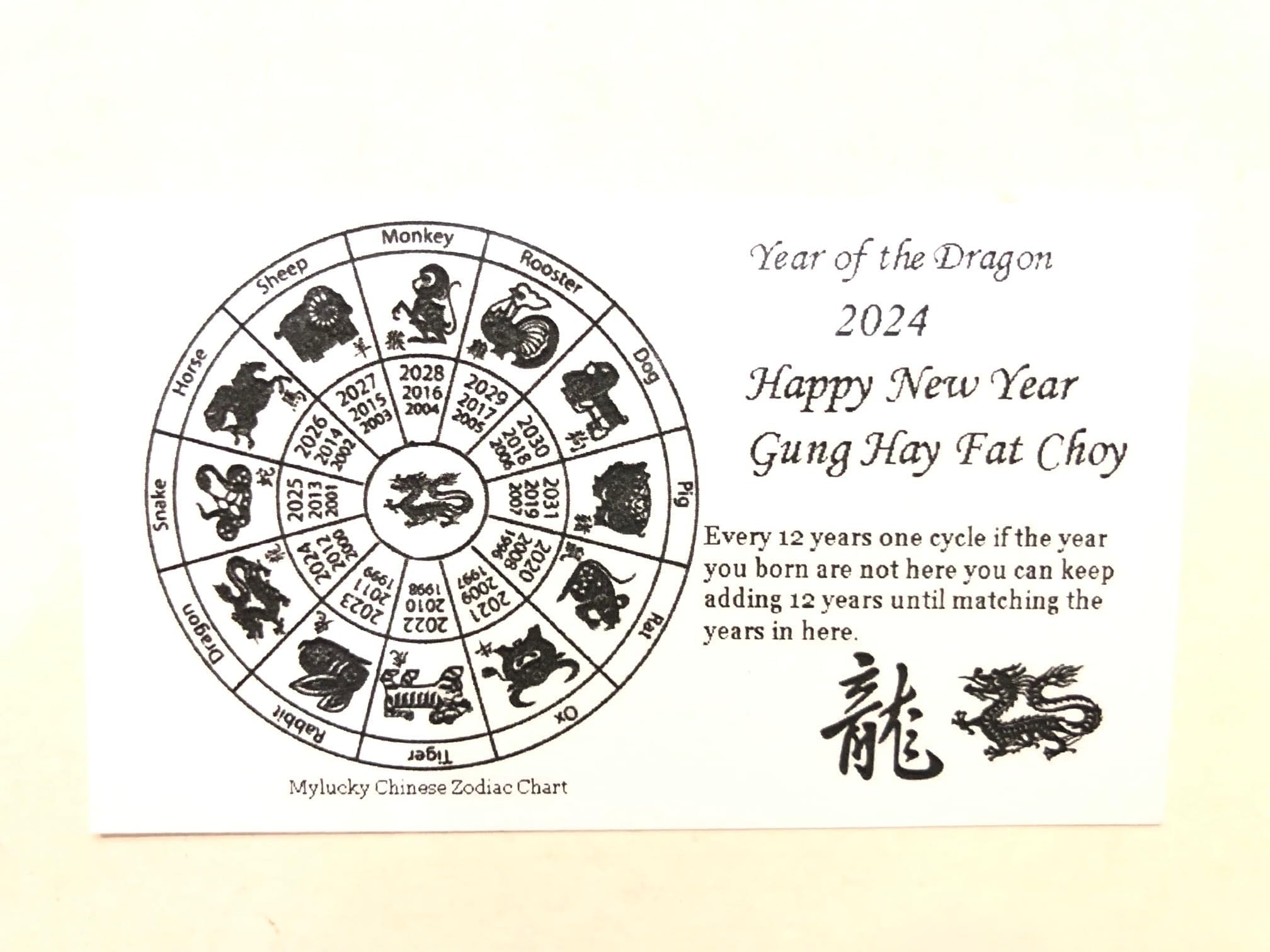 2024 Feng Shui Young Green Dragon Amulet