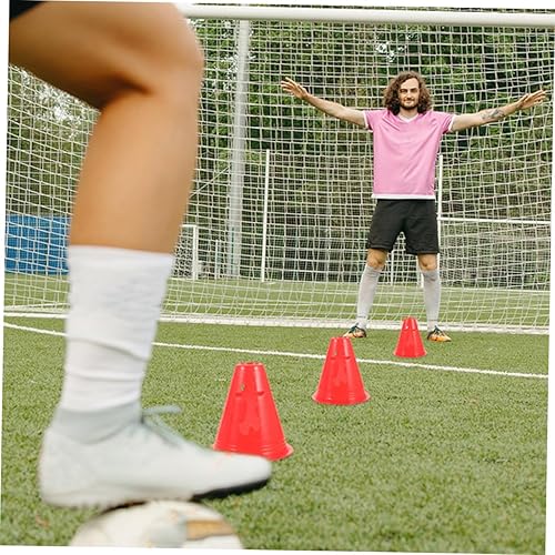 Miniatura 9 de Kisangel 20Pcs Small Soccer Agility Training Cones for Football Skating Practice Windproof Red Markers for Outdoor Sports and Classroom Drills