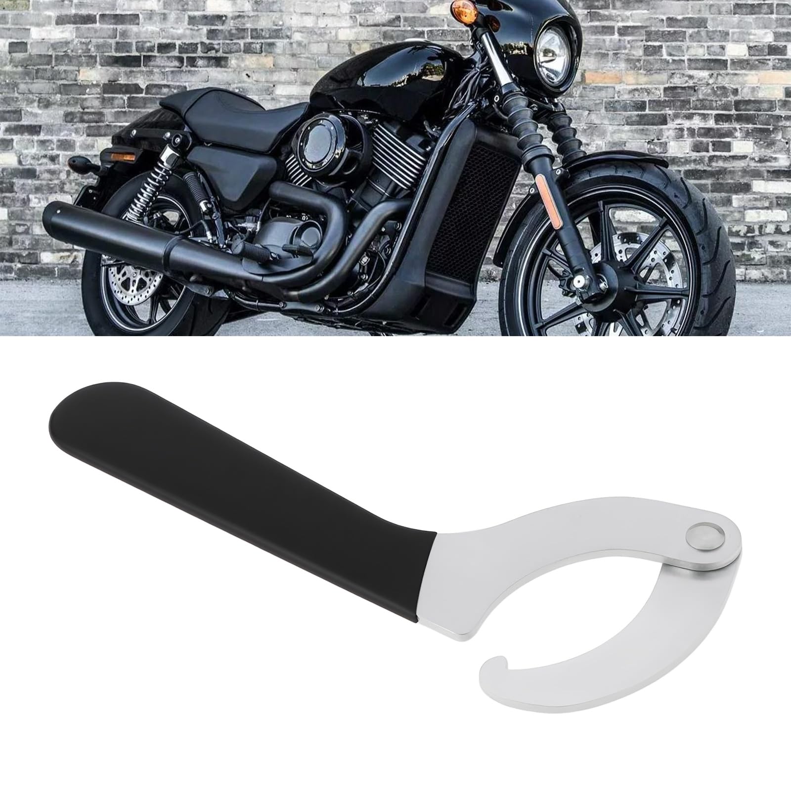 OTOTEC Chiave regolabile ammortizzatore molla moto in acciaio inox 2 a 4-3/4 pollici compatibile con Leixun e altri modelli