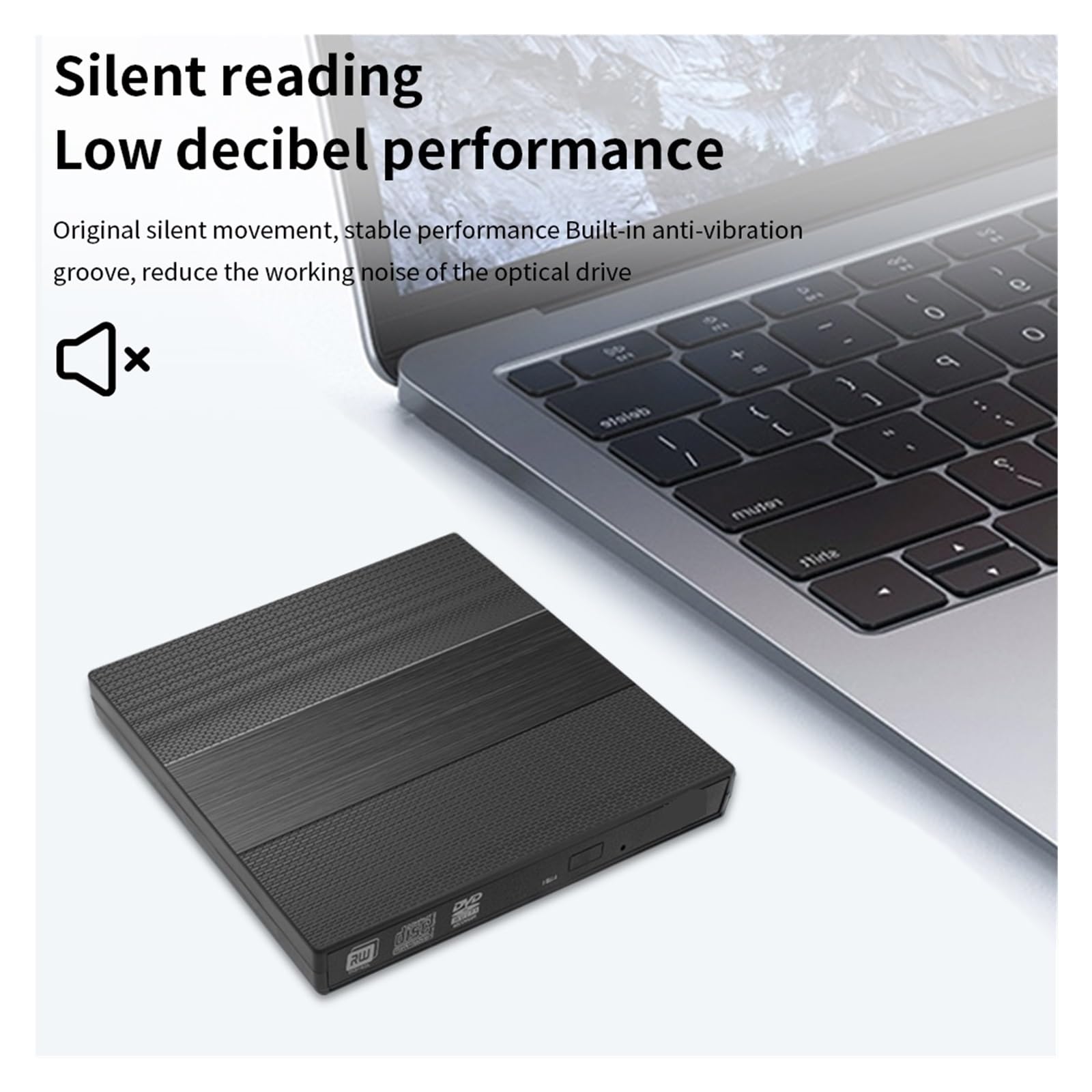Unità Ottica Blu Ray Esterna USB 2.0 Lettore CD Lettore DVD Unità DVD Lettore Disco Sottile PC Desktop Tablet Portatile