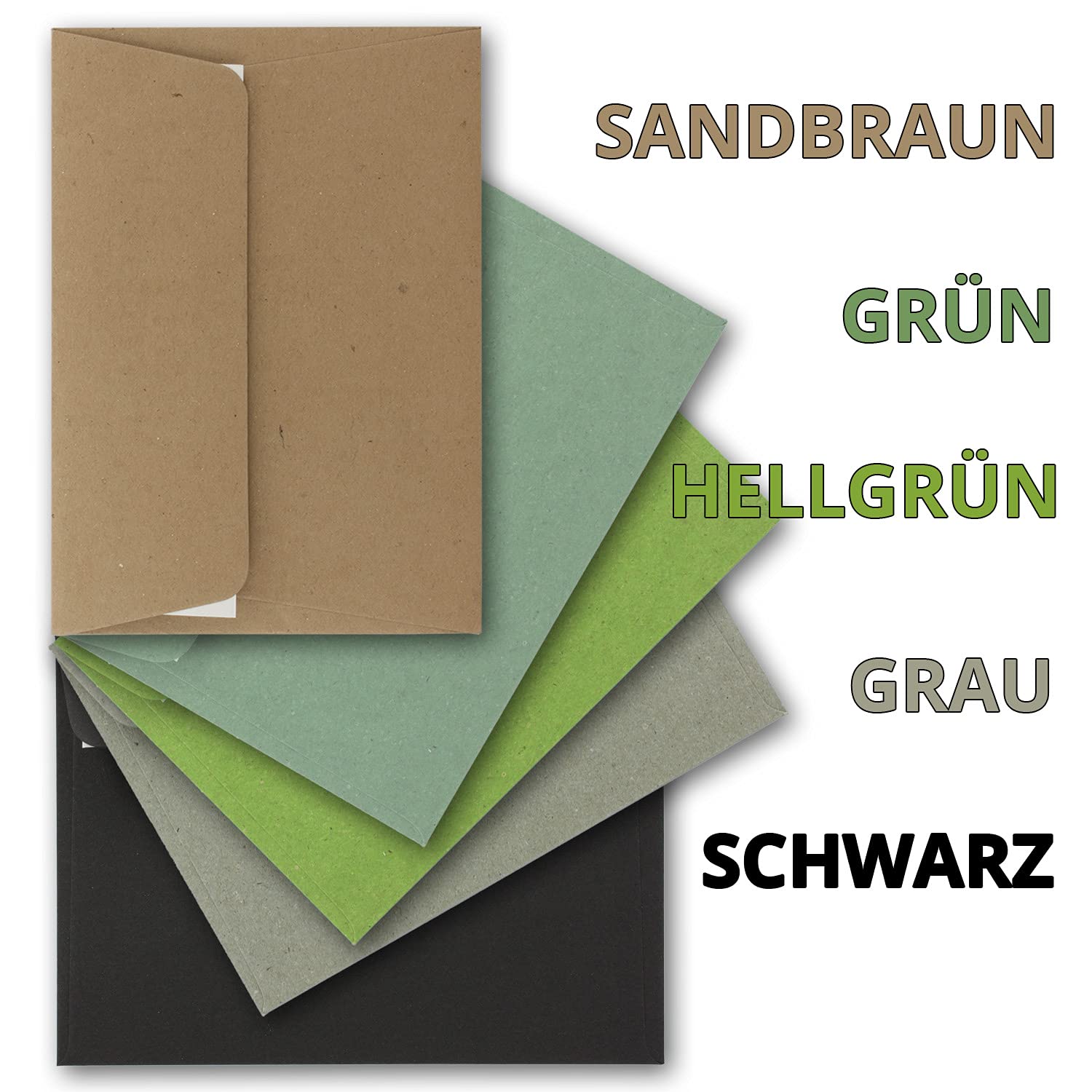 300 buste per lettere, formato DIN C6, in carta kraft, 114 x 162 mm, 120 g/m²