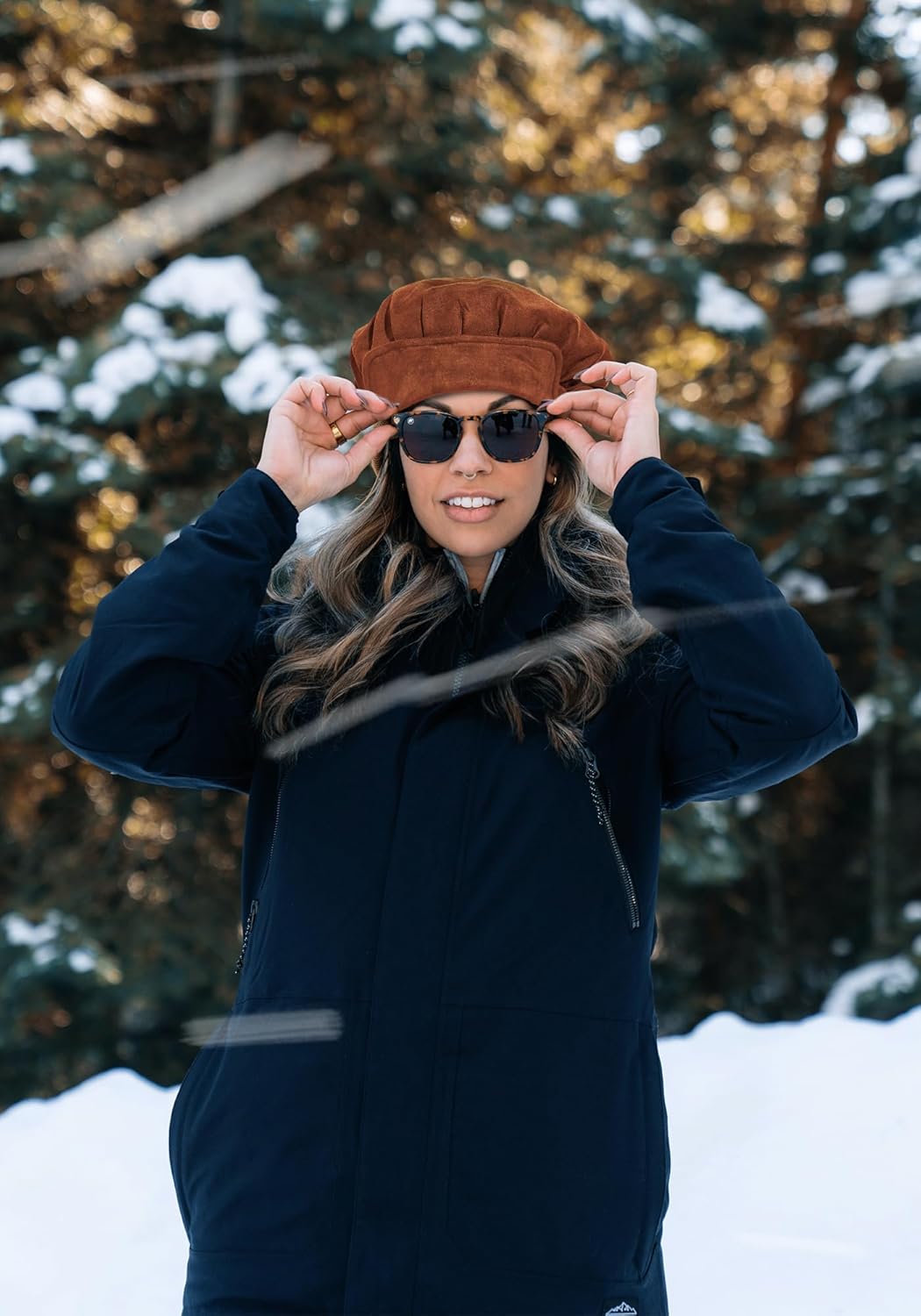 FURPHI Medieval Beret Cap for Men Women Faux Suede Hat Renaissance Festival Costume Accessories - Image 5