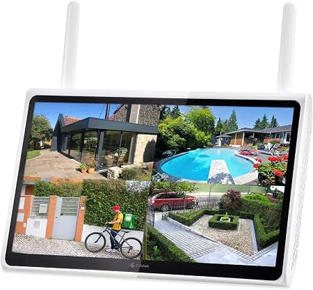 Amazon.com: Hiseeu Mini 10inch Wireless Camera NVR, All-in-one NVR