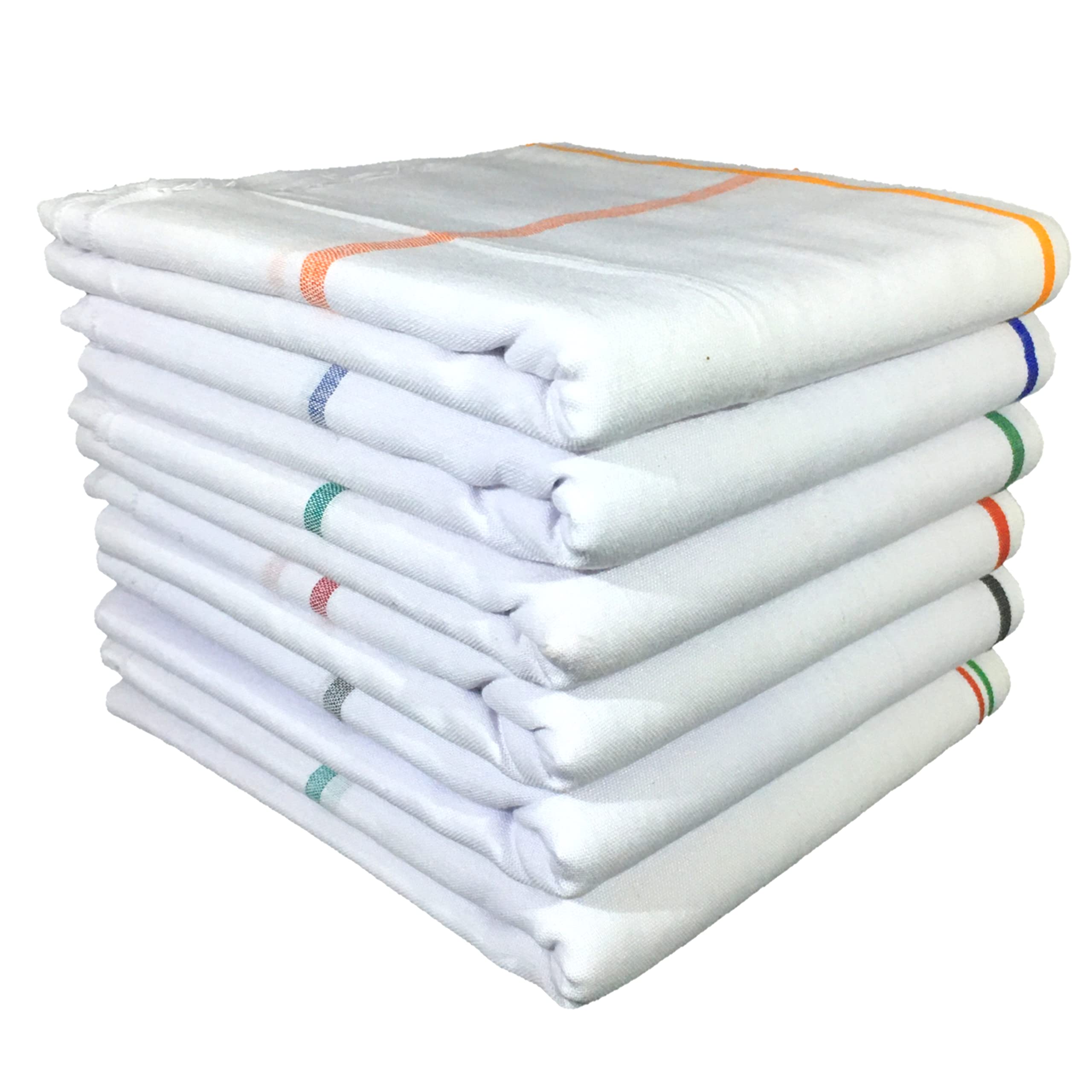 BUKSET 100% Pure Cotton Lighweight and Absorption Bath Towel Gamcha Set for Mens and Womens -Set of 6 (Large Size) (Hot Washable) - 29.5 X 62 Inches- White (B09VDCGY6W) Amazon Price History, Amazon Price Tracker