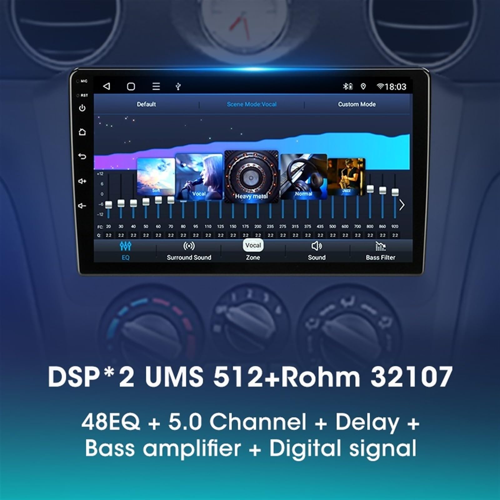 Radio Samochodowe Stereo Multimedialny Odtwarzacz Wideo Nawigacja GPS łAtwa Instalacja(T4Plus-ADAS DVR)