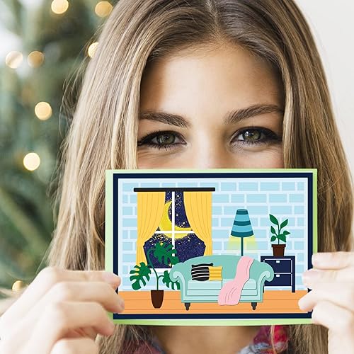 Miniatura 6 de BENECREAT 2 piezas de troqueles de metal para muebles de sofá, cortina de ventana, luces verdes, plantillas de decoración del hogar, plantillas para