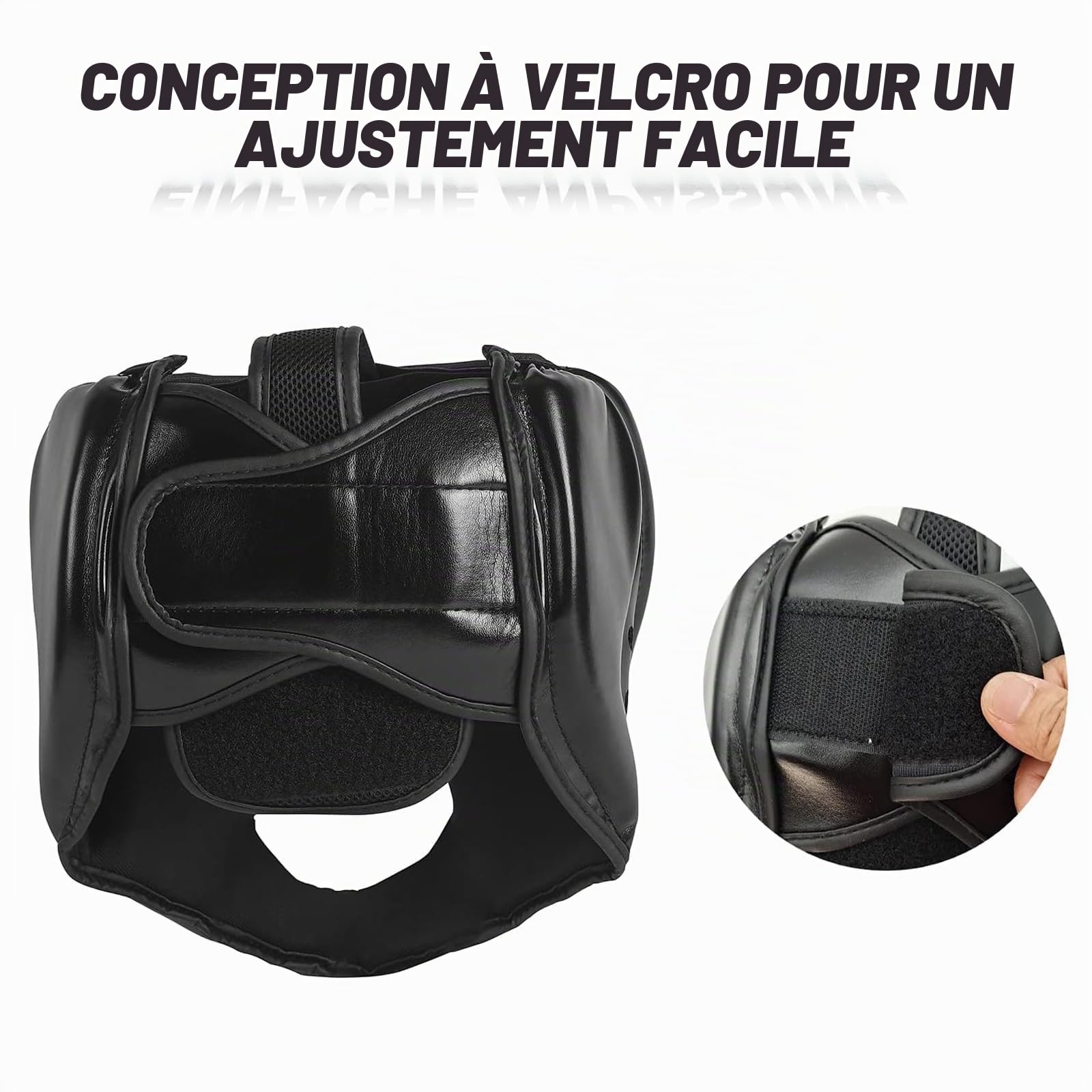 Casque de Boxe pour Kickboxing, Arts Martiaux, Entraînement MMA, Protection du Visage, Casque avec Protection Maximale