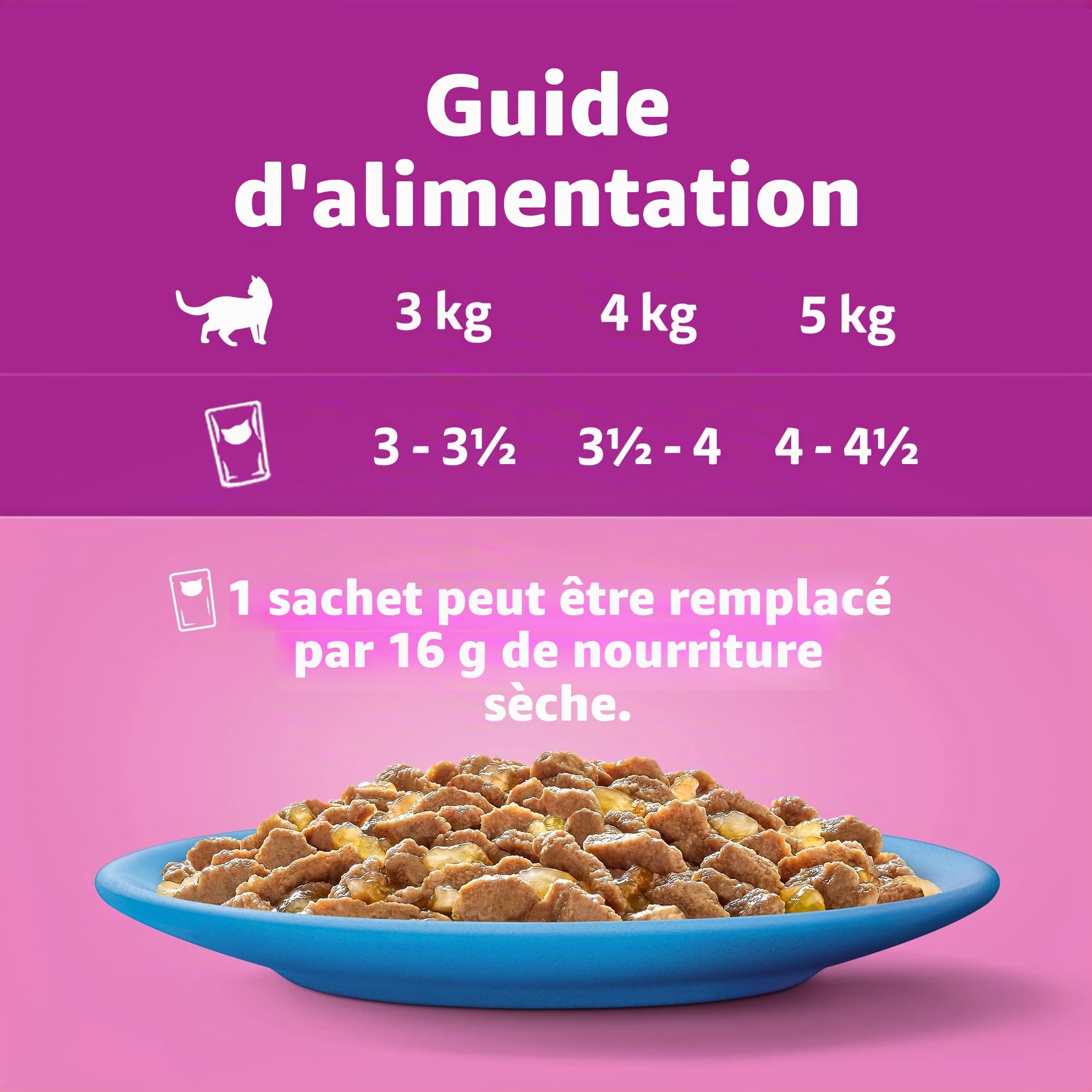 whiskas Nourriture Humide en gélatine pour Chats Adultes Sélection Poissons 13 x 4 sachets x 85 g