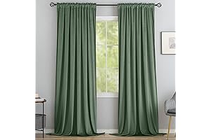 Yakamok Sage Green Velvet Drapes: Elevate Your Space with Grace and Refinement