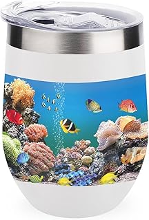 304 ml moda termos ze stali nierdzewnej 304 termos izolowany kubek oryginalny design piękne akwariowe zwierzę ryba dla dorosłych kobiet mężczyzn dzieci unisex prezent