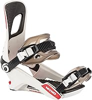 Nitro Rambler Men's All-Mountain Snowboard Bindings: Lightweight EVA Dampening, Responsive Freestyle & Freeride Performance
