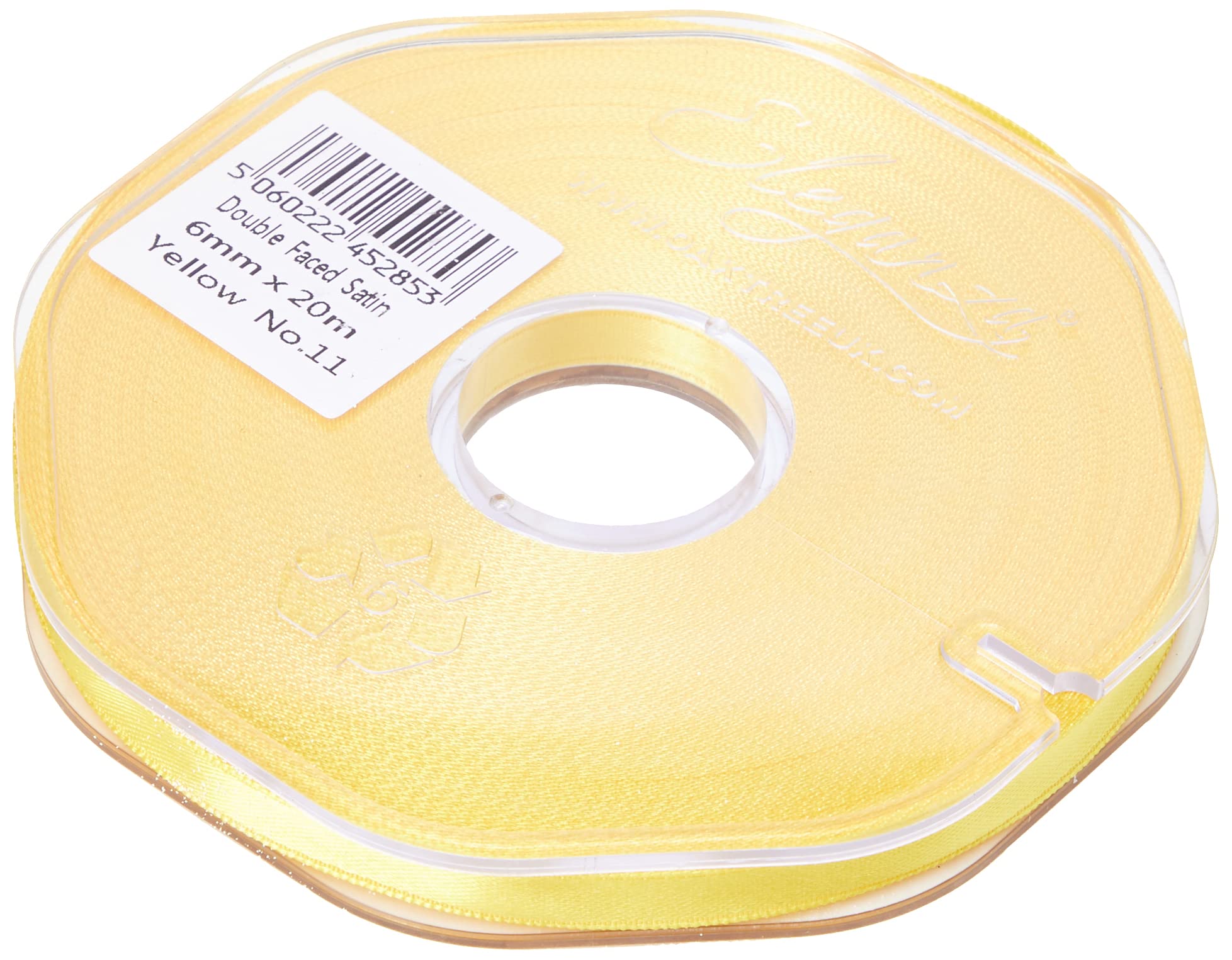 Ruban De Satin Double Face Eleganza - 15 Mm X 20 M, Couleur Orange