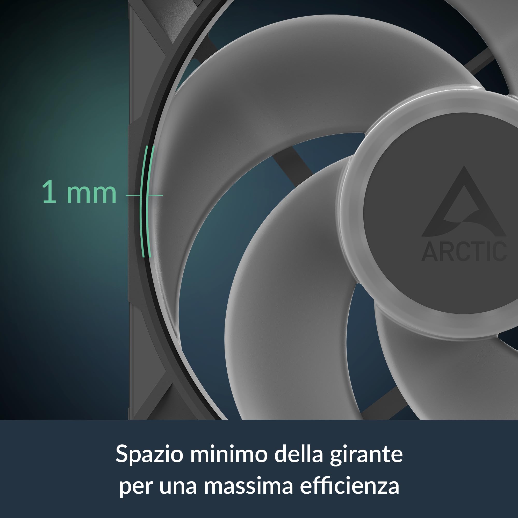 ARCTIC P14 Pro Reverse A-RGB – 3 Pack – 140 mm Ventola Premium con flusso d’aria inverso, Ventole PWM con splitter per cavo a Y, 400-2650 rpm, 0 rpm <5% PWM, 5V Digital RGB, FDB, 4-Pin - Nero