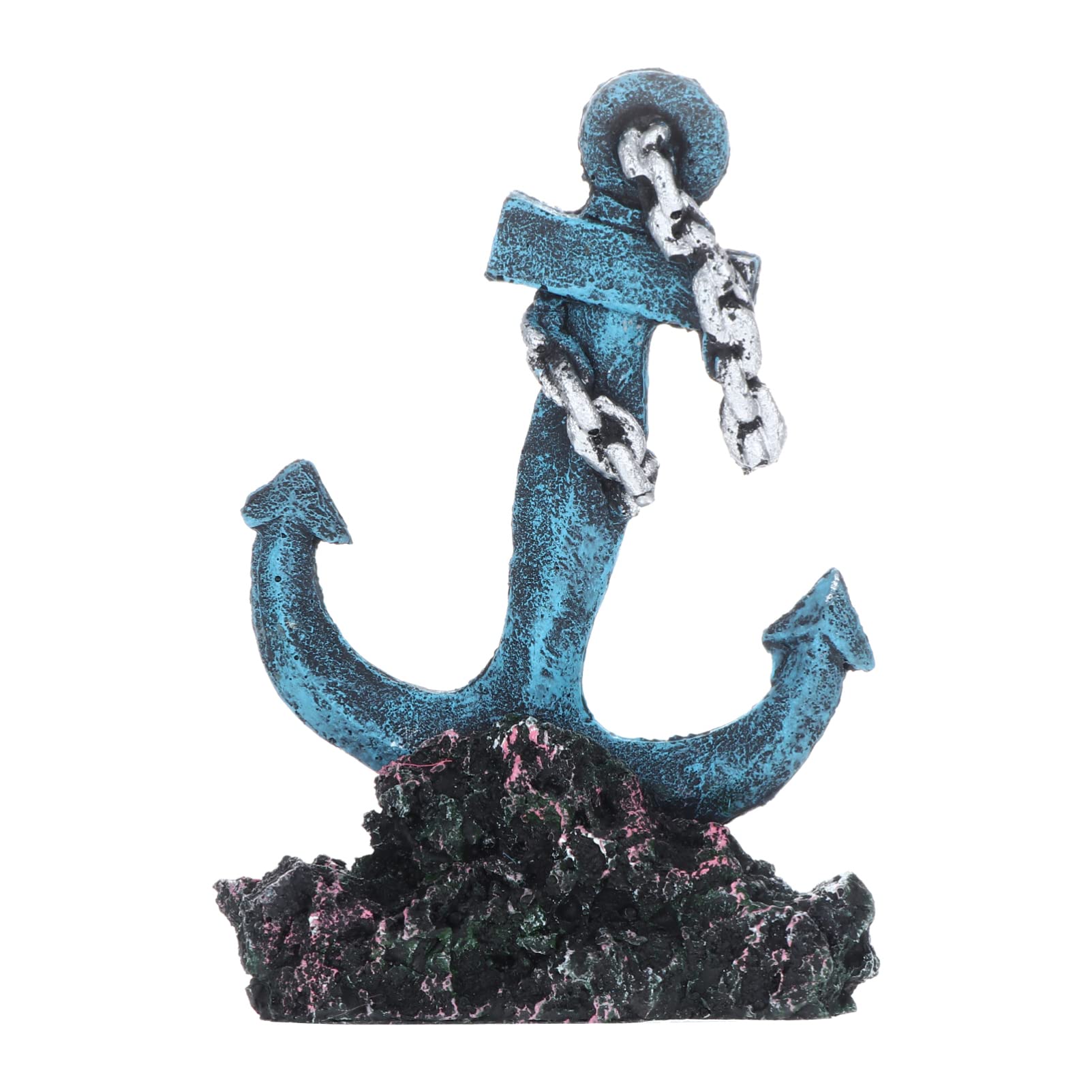 Acquario Grotta 'acquario Ornamenti di decorazione in resina Decorazioni di ancoraggio in resina Ancoraggio for barca Figurina da tavolo Forniture for acquario Paesaggio 'acquario Accessori di ancorag