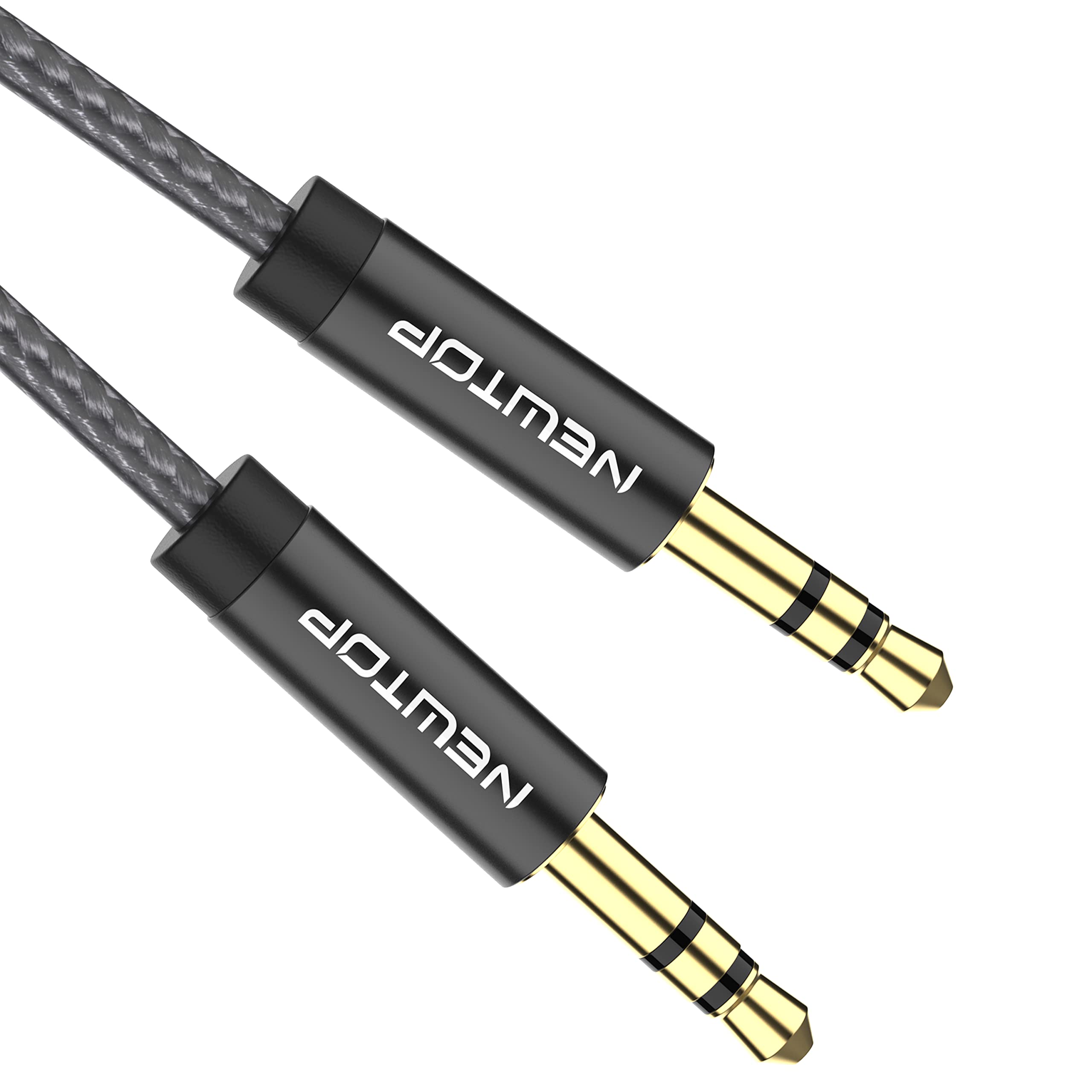 Cavo AUX Jack 3,5mm Maschio-Maschio 5 Metri - Cavo Audio Alta Qualità Per Auto, Smartphone, Autoradio, Nylon Intrecciato - Foto 5