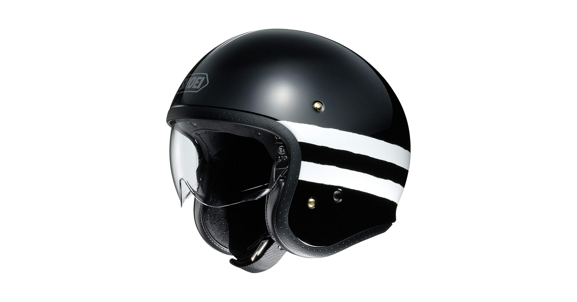 SHOEI J.O Mサイズ 黒J0 Shoei J O Black Open Face Scooter Motorcycle Jet Helmet Size